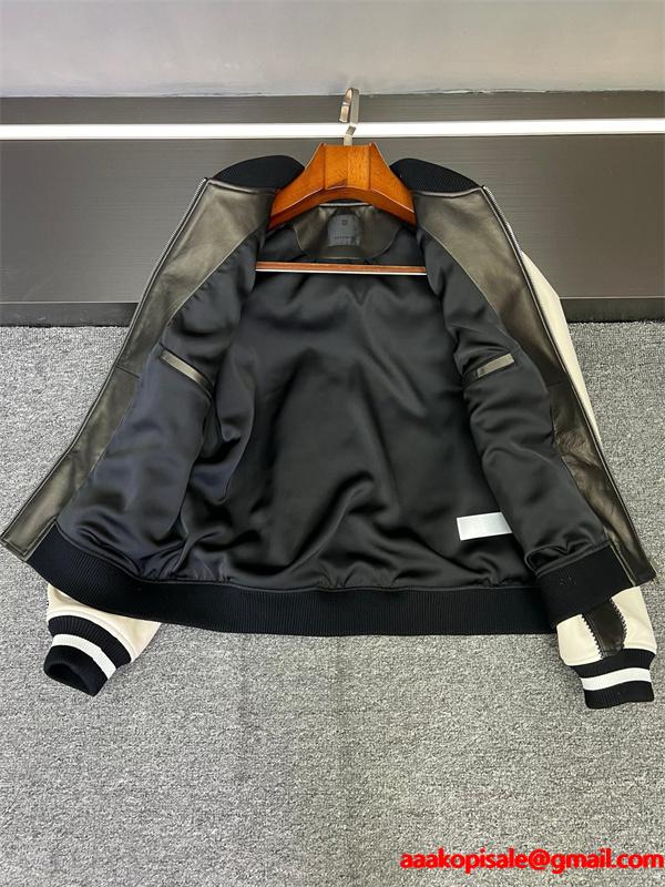 カッコイイ2026新作☆ジバンシー ジャケットコピーGIVENCHYレザー人気メンズブルゾン
