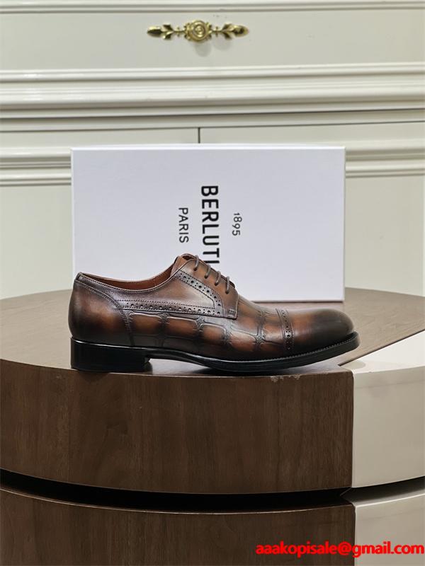 Berluti ベルルッティ コピー 2026新作 上質素材 エレガント ビジネス シューズ