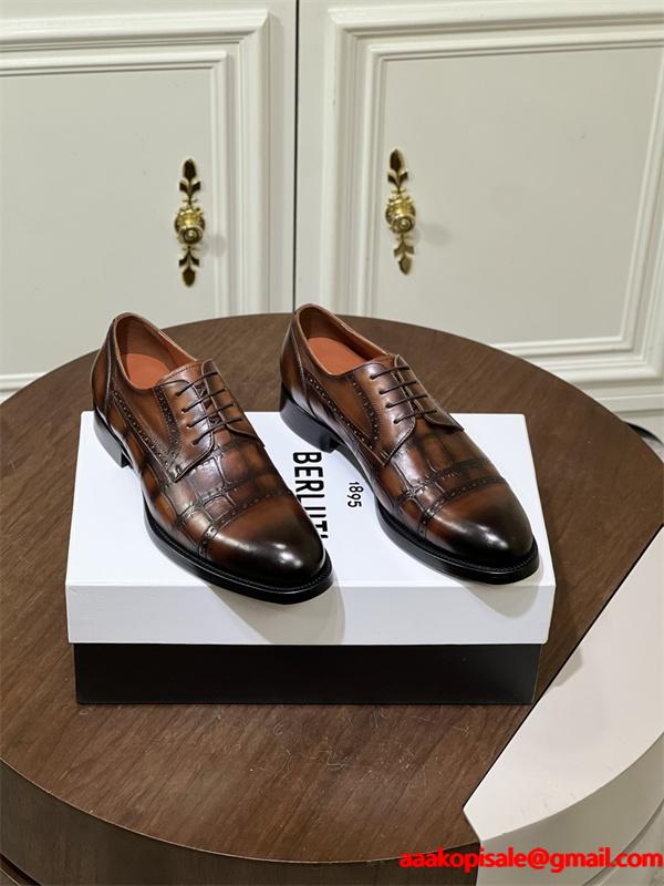 Berluti ベルルッティ コピー 2026新作 上質素材 エレガント ビジネス シューズ