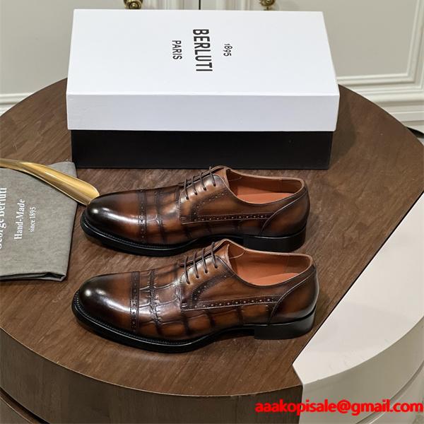 Berluti ベルルッティ コピー 2026新作 上質素材 エレガント ビジネス シューズ