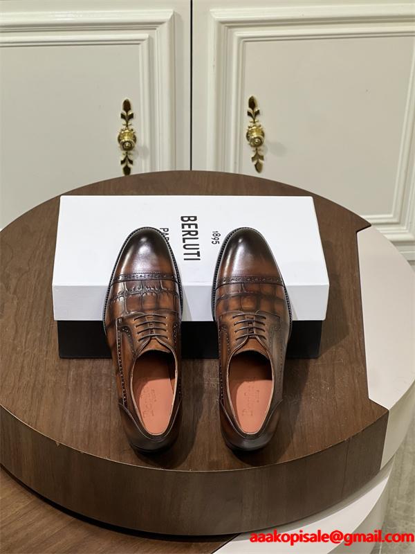 Berluti ベルルッティ コピー 2026新作 上質素材 エレガント ビジネス シューズ