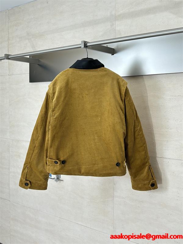 MIUMIUスーパーコピーミュウミュウコーデュロイジャケット☆お洒落2026流行り男女兼用