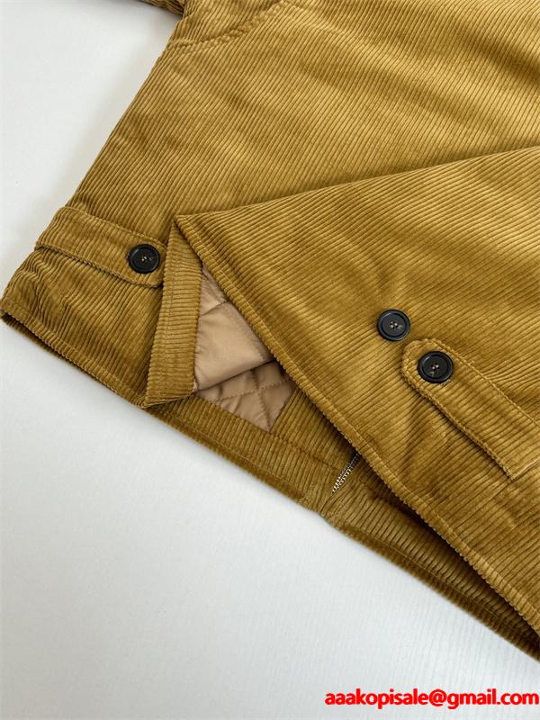 MIUMIUスーパーコピーミュウミュウコーデュロイジャケット☆お洒落2026流行り男女兼用