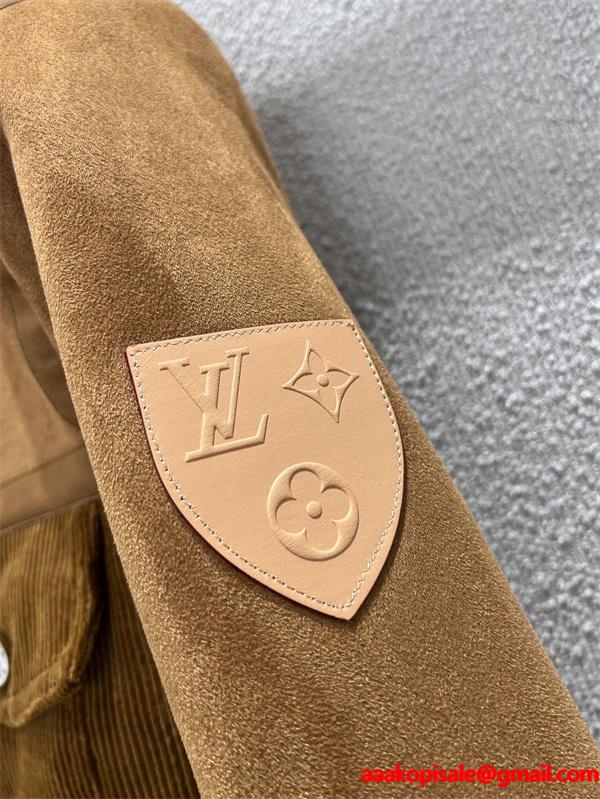 人気2026♥ルイヴィトンジャケットスーパーコピーコーデュロイお洒落快適防寒性抜群