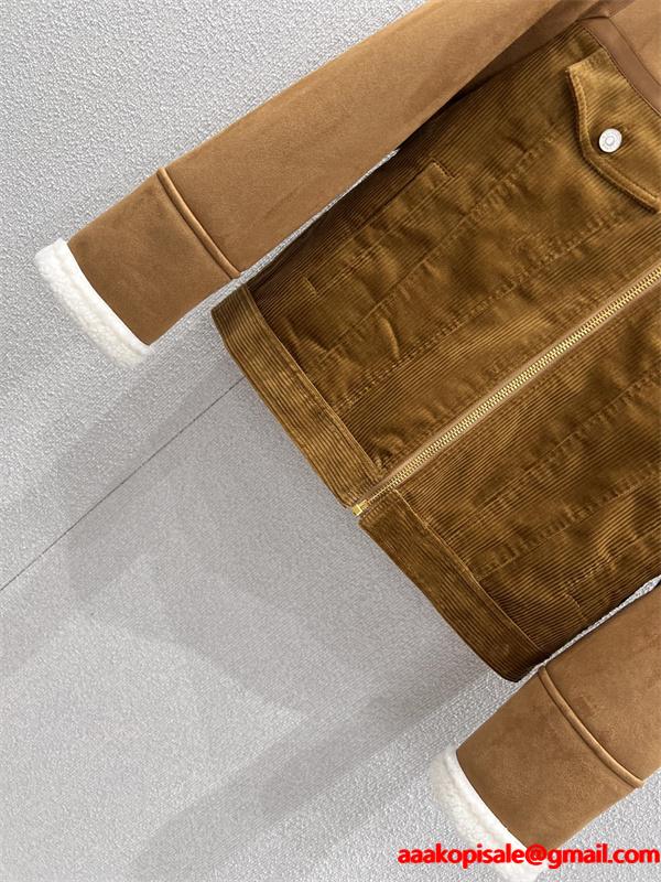 人気2026♥ルイヴィトンジャケットスーパーコピーコーデュロイお洒落快適防寒性抜群