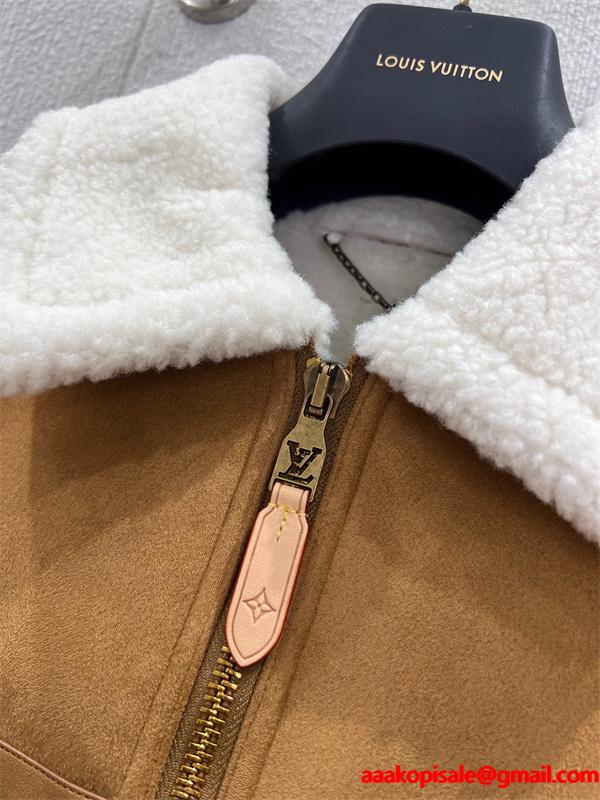 人気2026♥ルイヴィトンジャケットスーパーコピーコーデュロイお洒落快適防寒性抜群