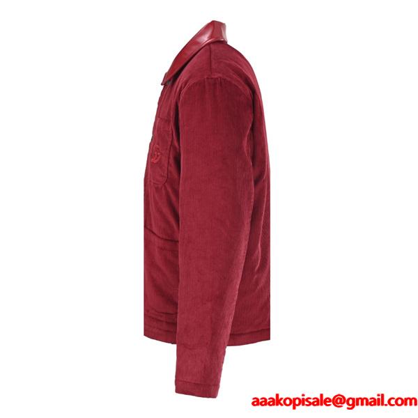 希少新作♥GUCCIグッチジャケットスーパーコピーコーデュロイ男女OKエレガント上品