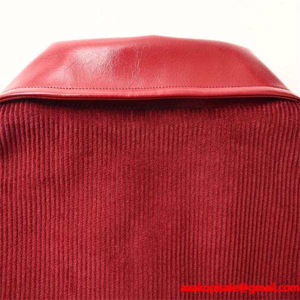 希少新作♥GUCCIグッチジャケットスーパーコピーコーデュロイ男女OKエレガント上品