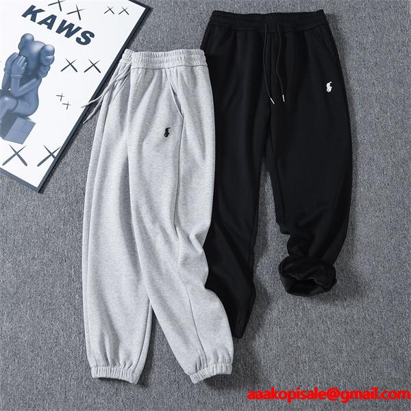 売れ筋 プレミアム Polo Ralph Lauren  ポロ ラルフローレン コピー 期間限定 裏起毛 トレンドパンツ