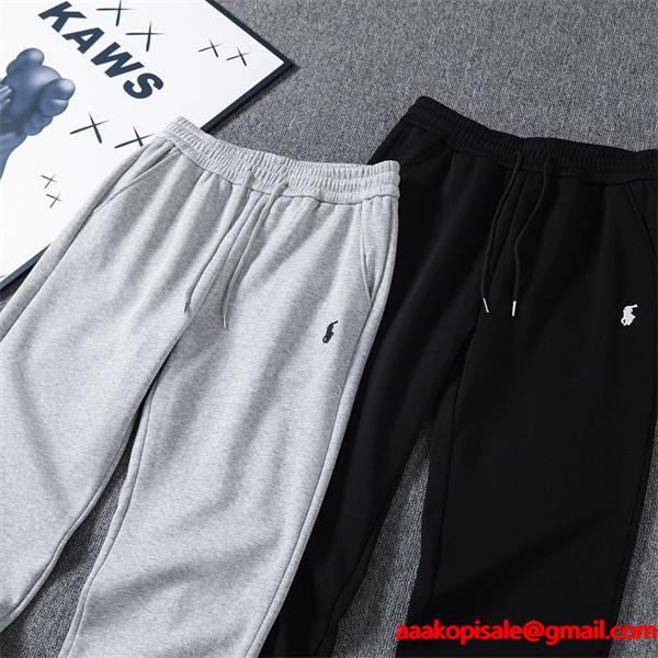 売れ筋 プレミアム Polo Ralph Lauren  ポロ ラルフローレン コピー 期間限定 裏起毛 トレンドパンツ
