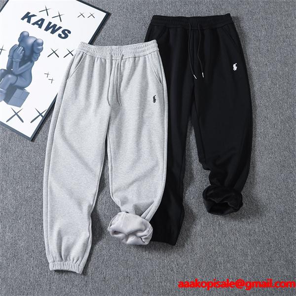売れ筋 プレミアム Polo Ralph Lauren  ポロ ラルフローレン コピー 期間限定 裏起毛 トレンドパンツ