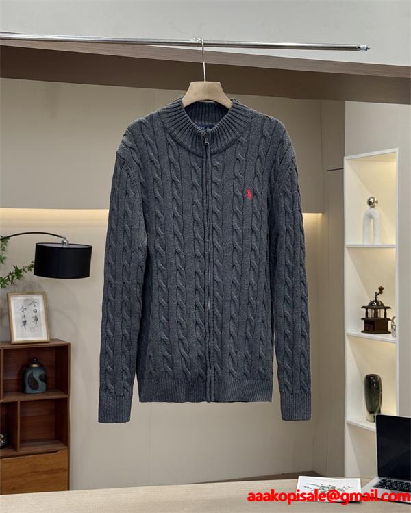 大人定番 クラシック ケーブル カーディガン Polo Ralph Lauren  ポロ ラルフローレン コピー