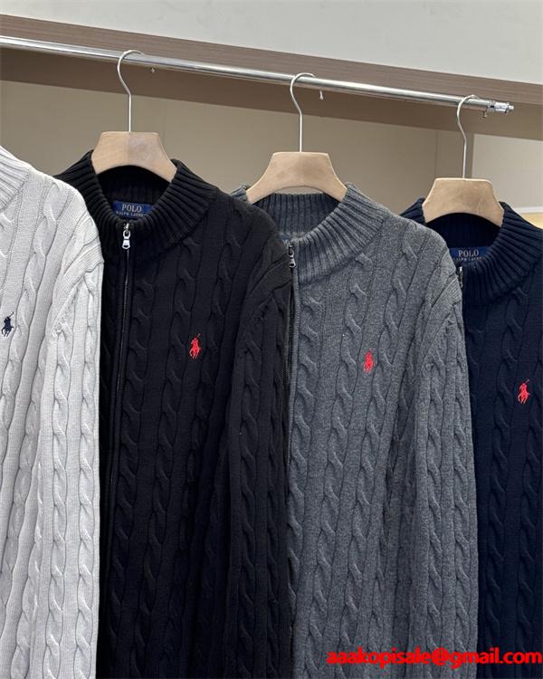 大人定番 クラシック ケーブル カーディガン Polo Ralph Lauren  ポロ ラルフローレン コピー