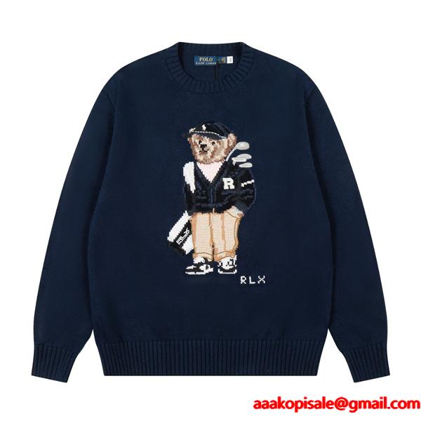 数量限定 防寒 軽量 フード付き Polo Ralph Lauren  ポロ ラルフローレン コピー ニット