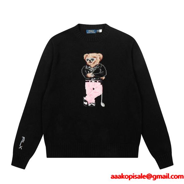 Polo Ralph Lauren  ポロ ラルフローレン コピー 限定感満載 芸術刺繍 遊び心 高級感 ニット