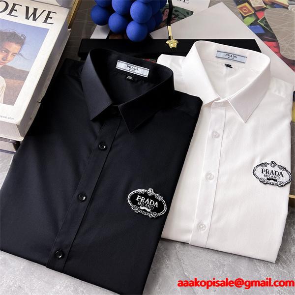 高級感漂う 2026新作 プレミアム シャツ 快適 PRADA プラダ コピー