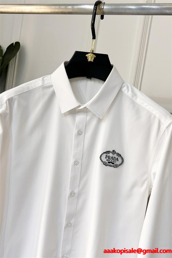 高級感漂う 2026新作 プレミアム シャツ 快適 PRADA プラダ コピー