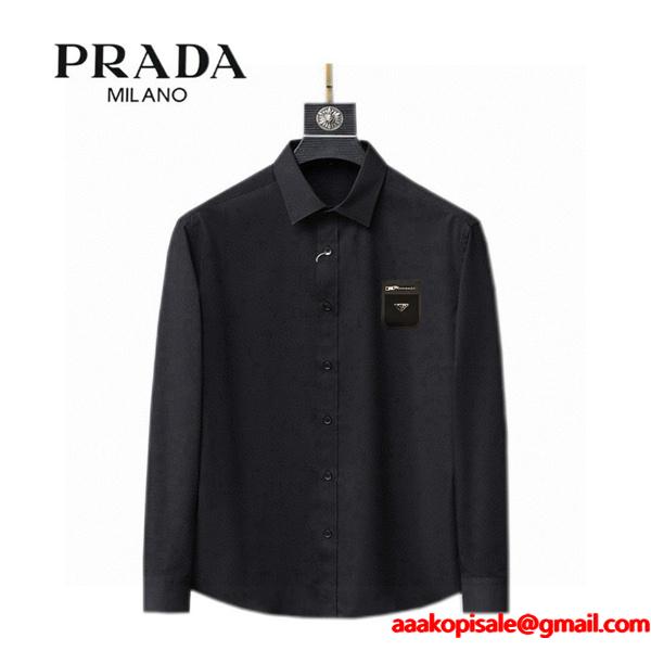 2026新作 トライアングル 上質 シンプル モダン PRADA プラダ コピー シャツ