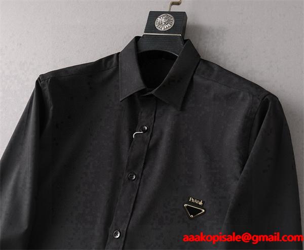 ハイエンド 美シルエット 大人顔 PRADA プラダ コピー シャツ 2026新作