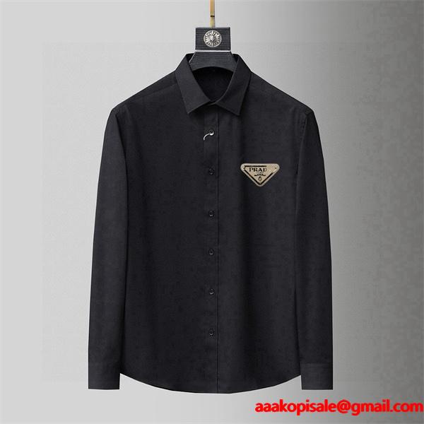 アイコニック モード スリムフィット PRADA プラダ コピー シャツ 2026新作