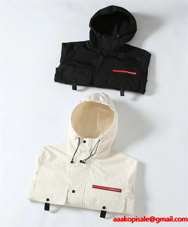 話題注目 洗練都会 機能美 ミニマル PRADA プラダ コピー ジャケット 2026新作