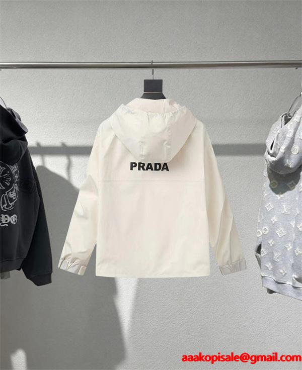話題注目 洗練都会 機能美 ミニマル PRADA プラダ コピー ジャケット 2026新作