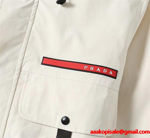 話題注目 洗練都会 機能美 ミニマル PRADA プラダ コピー ジャケット 2026新作