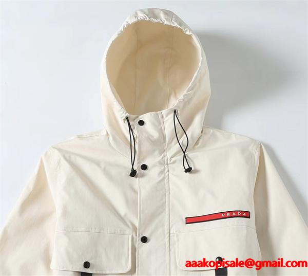 話題注目 洗練都会 機能美 ミニマル PRADA プラダ コピー ジャケット 2026新作