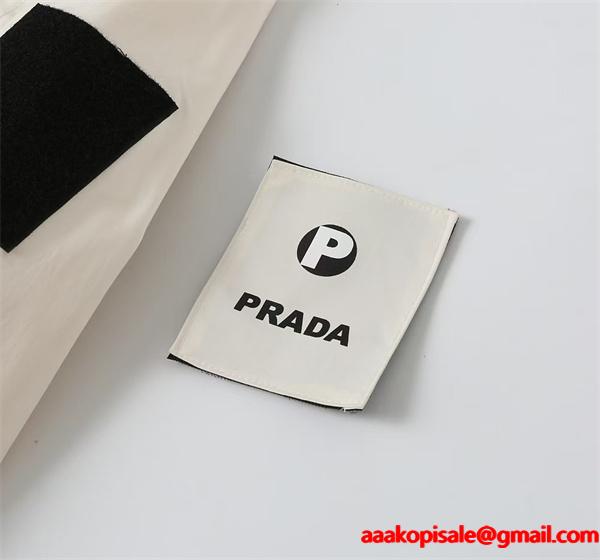 上質配色 洗練シルエット 大人カジュアル ジャケット PRADA プラダ コピー