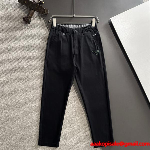 PRADA プラダ コピー 話題集中 美脚効果 ストレッチ 上質 パンツ 2026新作