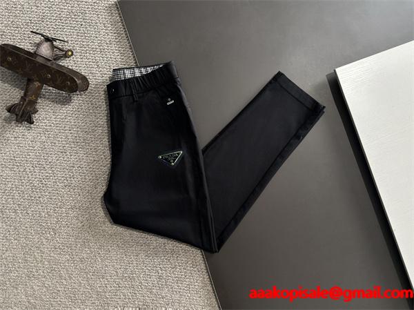 PRADA プラダ コピー 話題集中 美脚効果 ストレッチ 上質 パンツ 2026新作