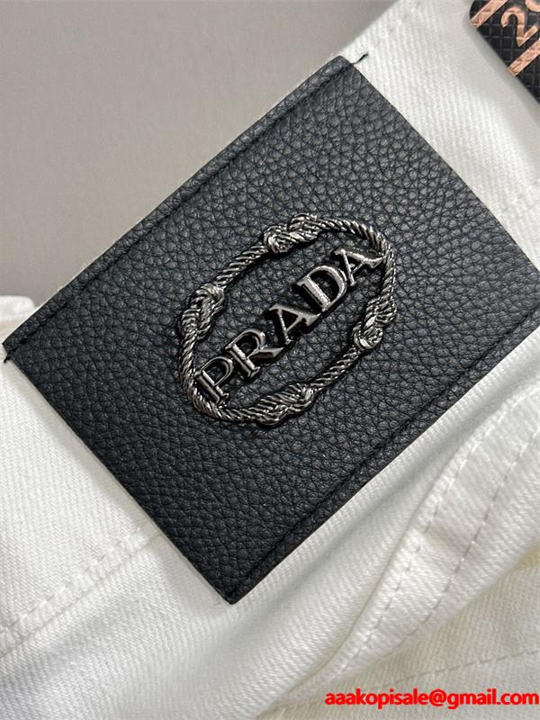 PRADA プラダ コピー 上質厚手素材 スウェットパンツ テーパード設計 洗練