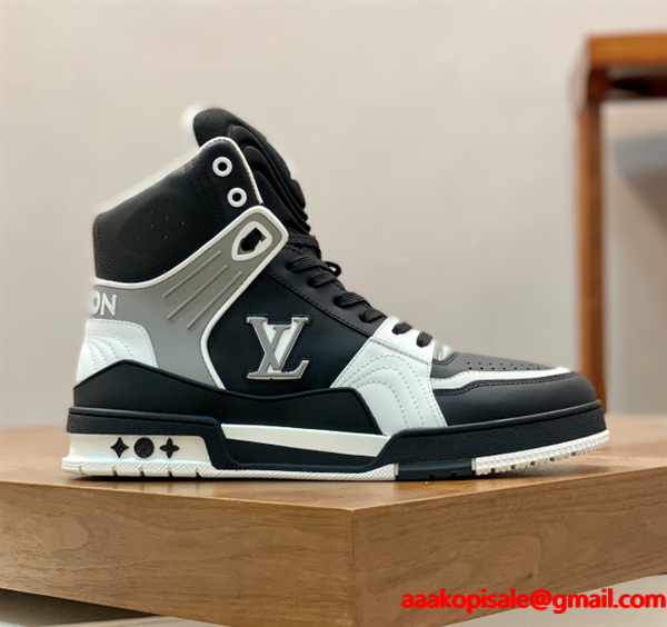 輝かしい 人気高いアイテム ルイ ヴィトンハイトップシューズ コピー LOUIS VUITTON 見た目が良い_激安(日本最大級)