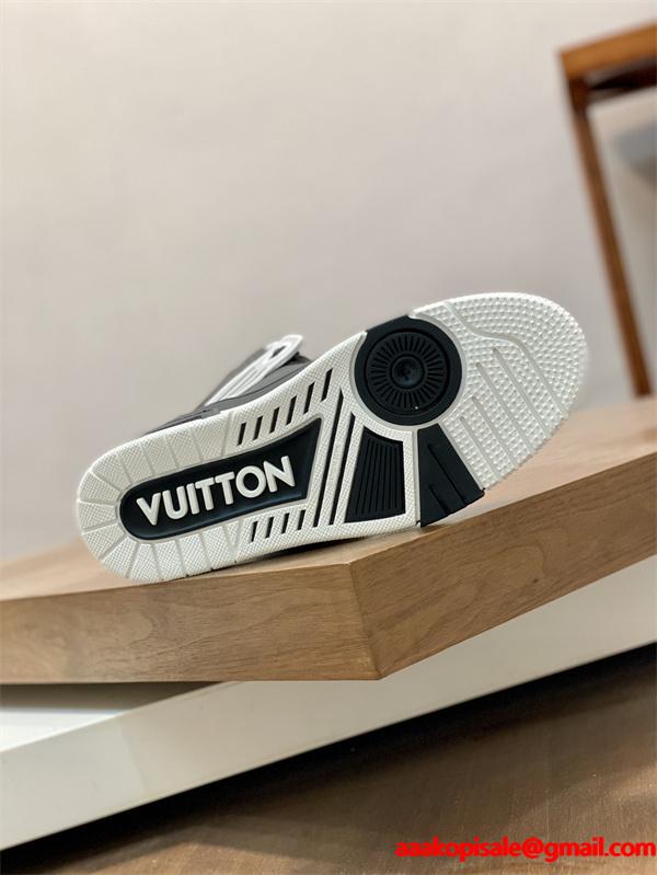 輝かしい 人気高いアイテム ルイ ヴィトンハイトップシューズ コピー LOUIS VUITTON 見た目が良い_激安(日本最大級)