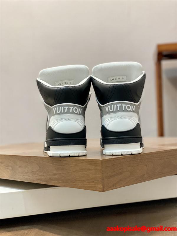 輝かしい 人気高いアイテム ルイ ヴィトンハイトップシューズ コピー LOUIS VUITTON 見た目が良い_激安(日本最大級)