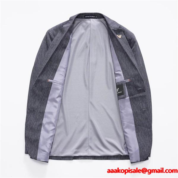 アルマーニ スーツジャケットコピーARMANI 2026秋冬の必需品 おしゃれなスタイリングが簡単に叶える 激安(日本最大級)