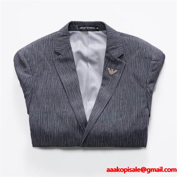 アルマーニ スーツジャケットコピーARMANI 2026秋冬の必需品 おしゃれなスタイリングが簡単に叶える 激安(日本最大級)