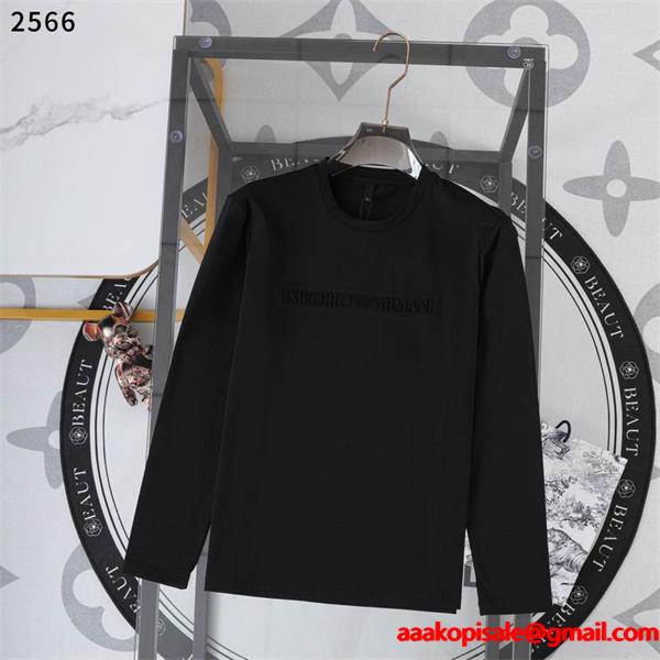 2026人気度高めの新作  アルマーニ ARMANI長袖Tシャツコピー 激安(日本最大級)