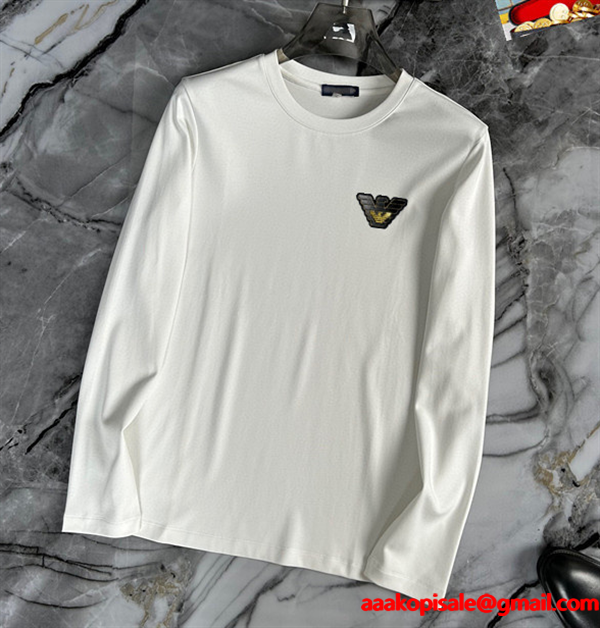 2026秋冬着こなし 寒い季節の王道アイテム アルマーニ長袖Tシャツコピー ARMANI_激安(日本最大級)