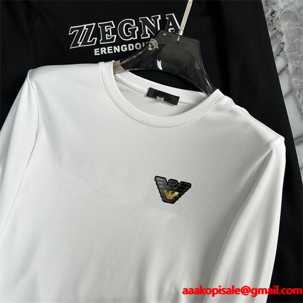 2026秋冬着こなし 寒い季節の王道アイテム アルマーニ長袖Tシャツコピー ARMANI_激安(日本最大級)