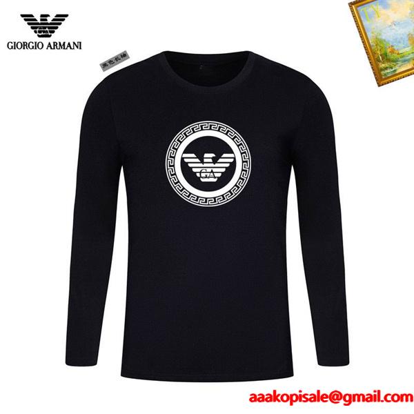 ファッション 人気 2026秋冬アルマーニ 長袖Tシャツ コピー ARMANI_ 激安(日本最大級)