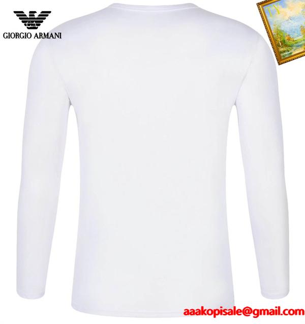 ファッション 人気 2026秋冬アルマーニ 長袖Tシャツ コピー ARMANI_ 激安(日本最大級)