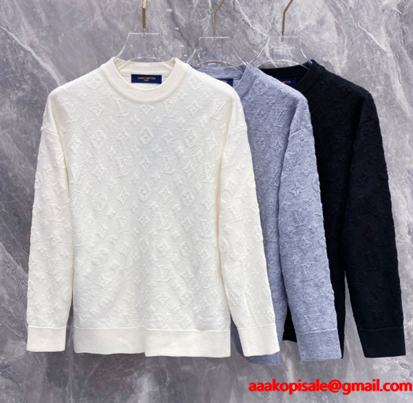 秋冬の色味が叶える華やかコーデ ルイ ヴィトンセーターコピー LOUIS VUITTON(日本最大級)