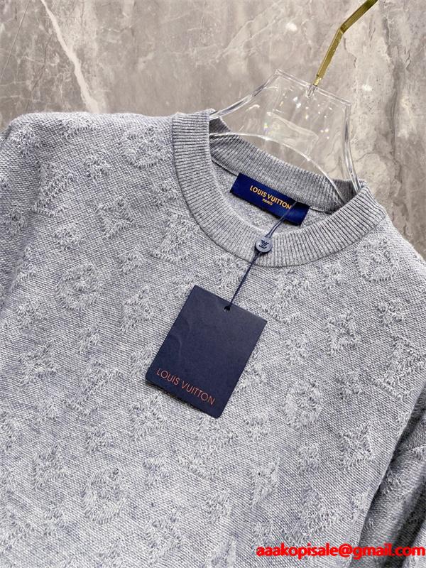 秋冬の色味が叶える華やかコーデ ルイ ヴィトンセーターコピー LOUIS VUITTON(日本最大級)