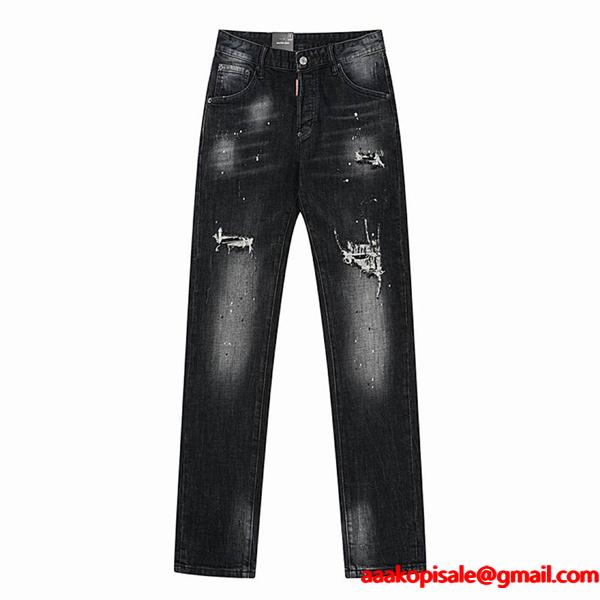 DSQUARED2 流行スタイル2026春夏新作 ディースクエアード デニムパンツコピー 激安(日本最大級)