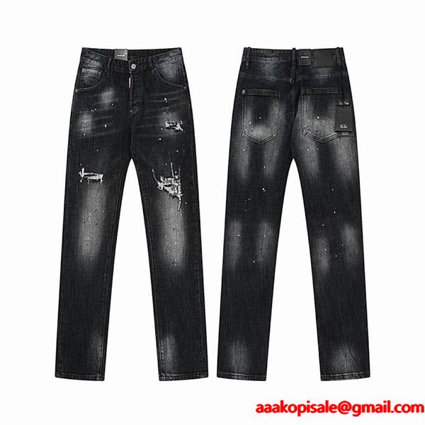 DSQUARED2 流行スタイル2026春夏新作 ディースクエアード デニムパンツコピー 激安(日本最大級)