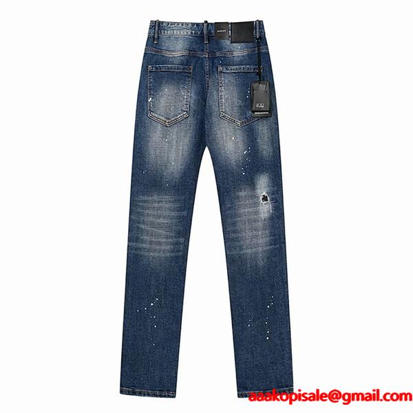 2026希少 ダメージデニム_DSQUARED2 ディースクエアード_デニム コピー 激安(日本最大級)