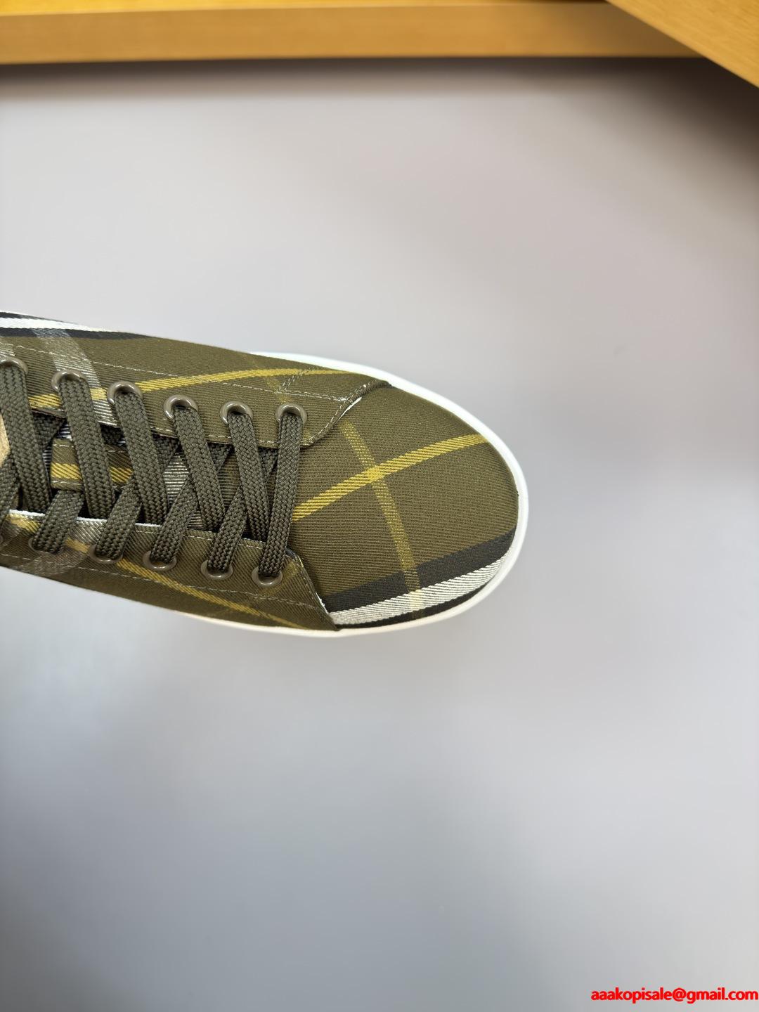 2026人気バーバリー スニーカーコピーBURBERRY カジュアルシューズ 脱ぎ履きしやすい激安通販 専門店