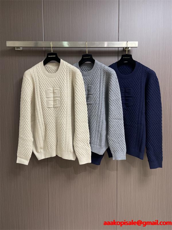 上品上質 2026 ジバンシィ セーターコピーGIVENCHY  3色可選_激安(日本最大級)173-71.5キロ着用50サイズ