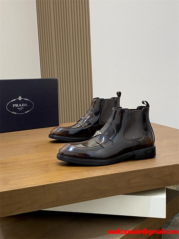 美品*入手困難 プラダ PRADA ビジネスシューズコピー 2026年春夏入荷 絶妙な新商品_ブランド激安通販 専門店